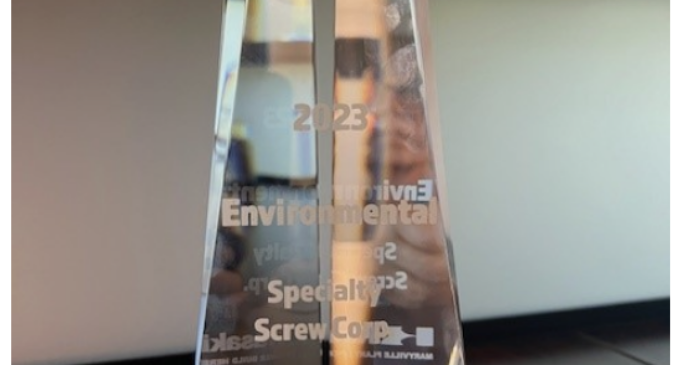 Specialty Screw Wins Supplier Award